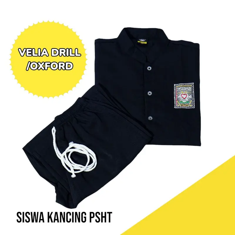 SAKRAL SISWA PSHT KANCING / SERAGAM SILAT / SERAGAM SILAT / SERAGAM PSHT / BAJU SILAT / PSHT Sport 0