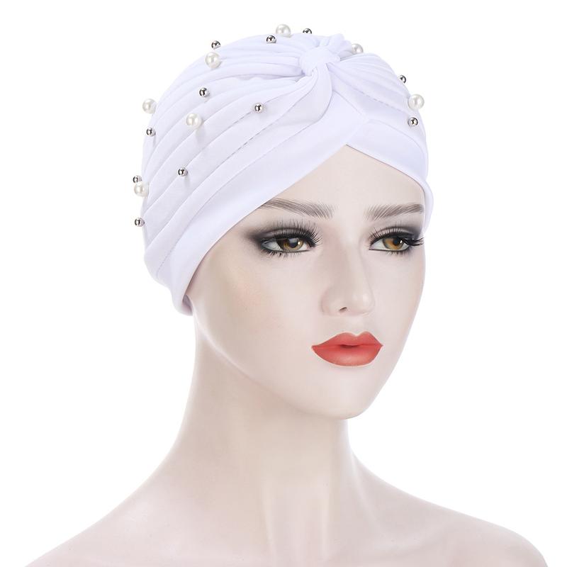 Product Introduction of European and American Fashion Pleated Ladies Sleeve Cap Indian Cap Size Beads Muslim Tam-O'-Shanter 6