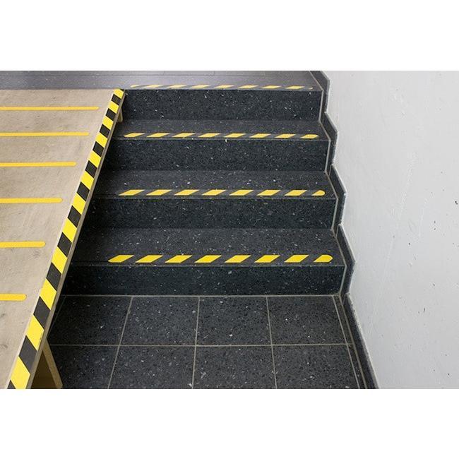 SAFETY WALK / ANTI SLIP / SLIP RESISTANT BLACK YELLOW lebar 5 cm 1