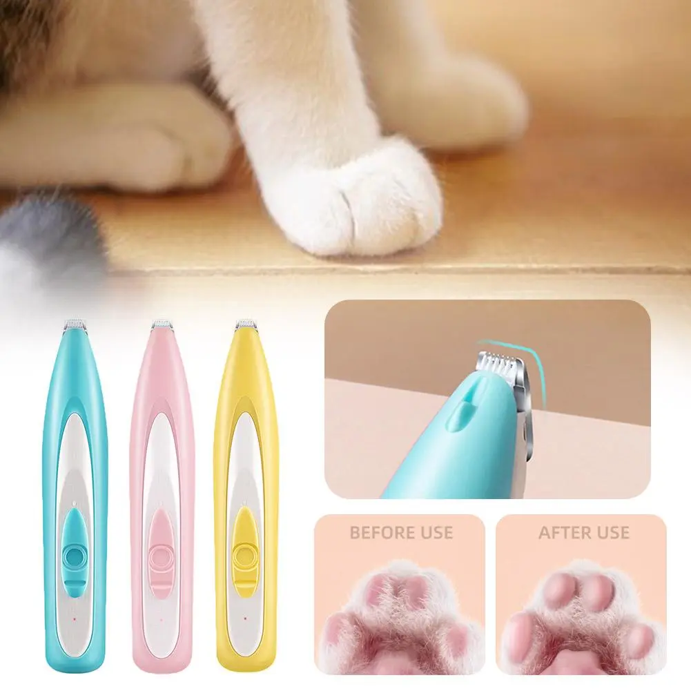 Foot Shaver For Pets Electric Pet Paws Foot Hair Trimmer For Cats And Dogs