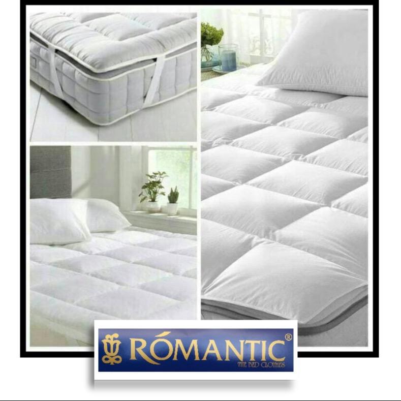 ROMANTIC Topper untuk Ranjang Kasur Ukuran Lengkap 90x200 100x200 140x200 160x200 180x200 200x200 0