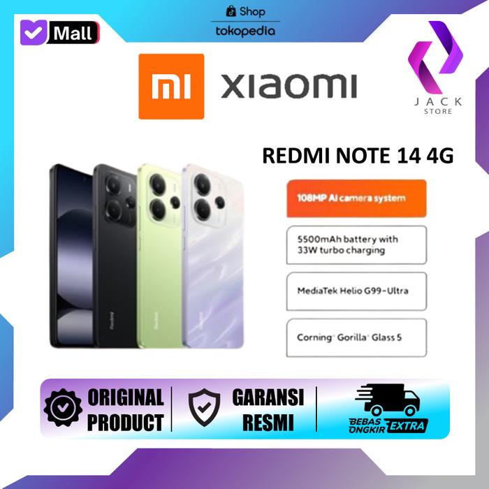 Xiaomi Redmi Note 14 4G – Smartphone Con MediaTek Helio G99-Ultra, Display AMOLED 6.67″ 120Hz, Fotocamera 108MP E Batteria 5500mAh, Blu - 2