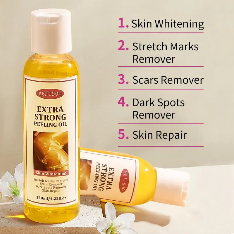 EXTRA STRONG PEELING OIL Hands, Feet and Body Exfoliating Oil Body Care Hydrating Skin Care Skin Repair 120ml