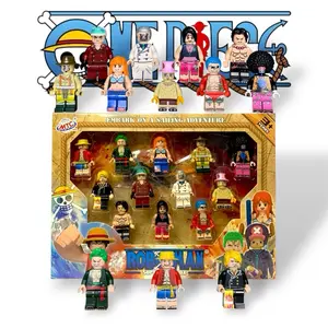 1 SET ROBOMAN ONE PIECE 12PCS || MAINAN BALOK SUSUN ONE PIECE 12PCS || 1 SET LENGKAP ROBOMAN LUFFY BOX