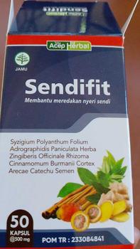 Product Review of Kapsul Sendifit Herbal Untuk Asam Urat, Nyeri Sendi Lutut, Tulang Syaraf Kejepit, Tulang Belakang, Pinggang, dan Ekor Encok Sudah BPOM & HALAL MUI from ✨**😻 0