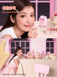 Gambar [Official]PINKFLASH Makeup Set 3PCS SweetCraft 12-Color Eyeshadow Palette  & Mistake-free Liquid Eyeliner & Waterproof Mascara - BB03 - Blush Macaron dari PINKFLASH STORE Kab. Tangerang 5 Tokopedia