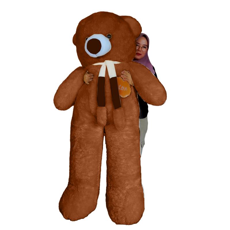 Boneka Teddy Bear Beruang Besar super Jumbo 1.6 Meter Lucu Lembut Cocok Untuk kado Toys Set Hadiah Beraneka warna Dolls 3