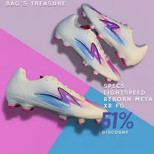 DISCOUNT HARGA!! SEPATU BOLA SPECS LIGHTSPEED REBORN META XR FG WHITE/MAFNIFICO TERLARIS - UNISEX PRIA DAN WANITA READY SIZE 36 - 44