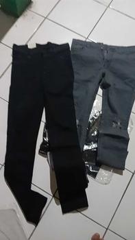 Product Review of PROMO BELI 1 GRATIS 1 Celana jeans pria sobek lutut panjang skinny ripped softjeans from a**e 2