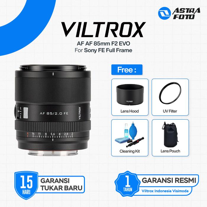 Gambar Viltrox AF 85mm F2 EVO for Sony FE Full Frame Lensa Viltrox 85 mm f/2 Garansi Resmi dari Astra Foto Kota Administrasi Jakarta Pusat Tokopedia