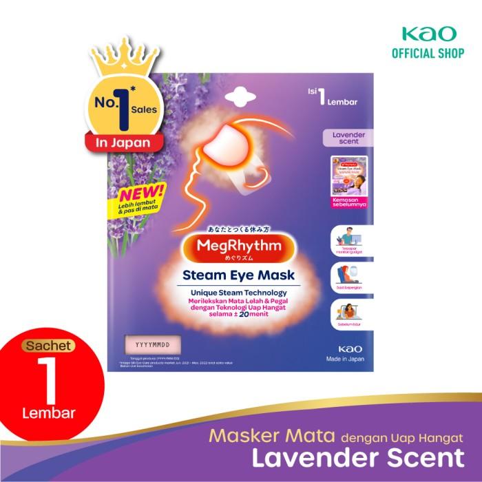 Gambar Megrhythm Steam Eye Mask Lavender 1s - Masker Mata dari KAO Indonesia Kab. Bekasi Tokopedia
