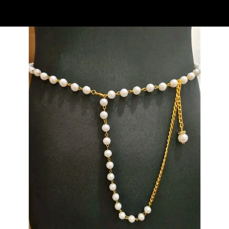 Belt Mutiara#Tali pinggang mutiara wanita 0