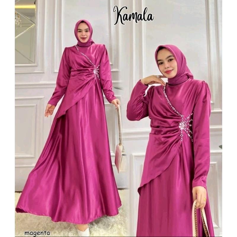 Kamala Dres maxy silk premium 0