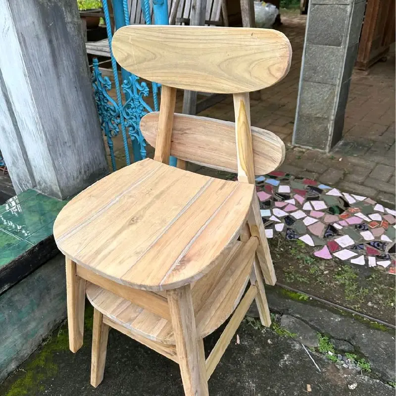 kursi teras depan rumah , kursi tamu mewah elegan, kursi cafe, kursi ropan , kursi jati minimalis, kursi makan kayu jati,  kursi serbaguna 1