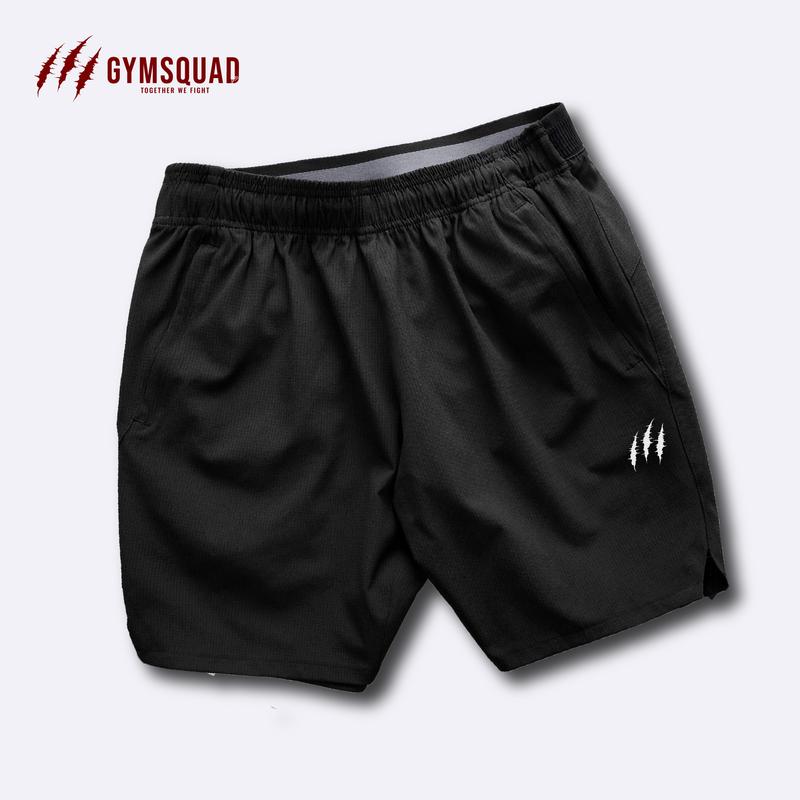 GYMSQUAD Quần Dù Ô Vuông Mỏng Nhẹ, Thoáng khí, Quần Short Nam Menwear