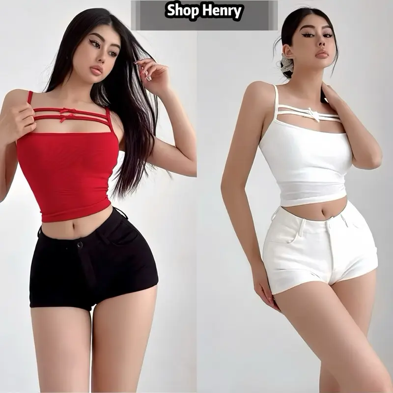 [DEAL MỞ BÁN] Quần Short Cạp Trễ Ôm Body Tôn Dáng, Dễ Mix Đồ 2 Màu Xinh