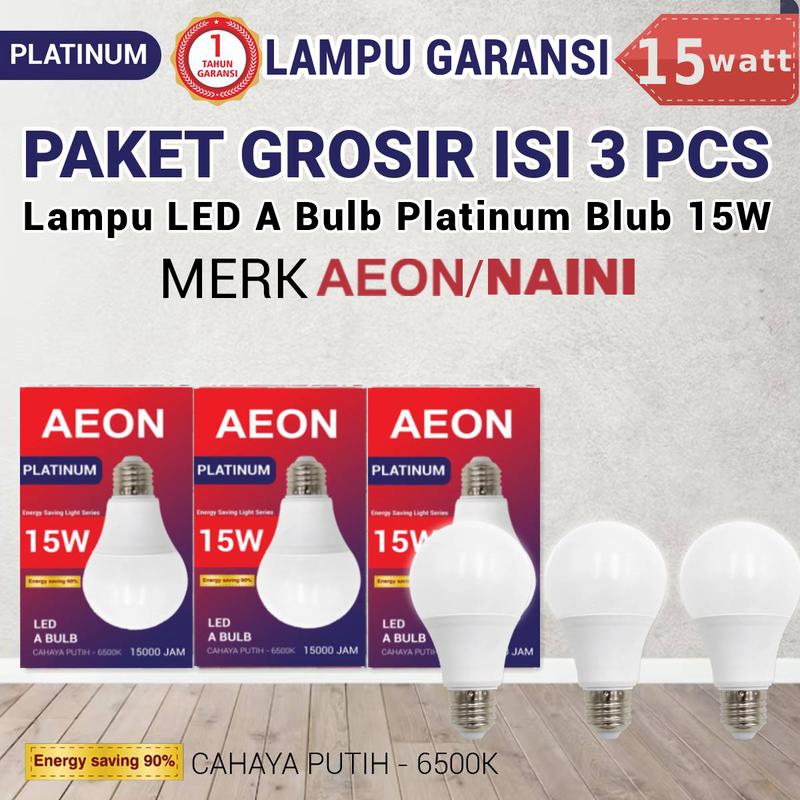COD Paket Usaha Grosir Hemat 3pcs Lampu LED Bohlam Platinum Blub 5w 7w 9w 12w 18w 21w 25w Putih umur 15000jam Bergaransi lampu  led bulb bola  lampu lampu  led  5  watt lampu lampu 5