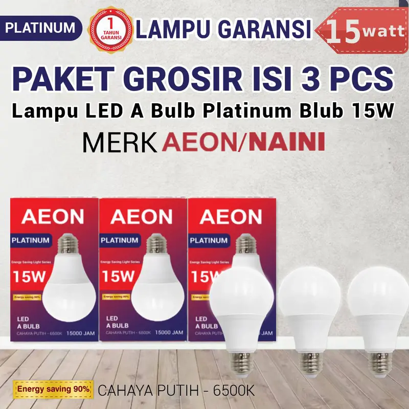 COD Paket Usaha Grosir Hemat 3pcs Lampu LED Bohlam Platinum Blub 5w 7w 9w 12w 18w 21w 25w Putih umur 15000jam Bergaransi lampu  led bulb bola  lampu lampu  led  5  watt lampu lampu 5
