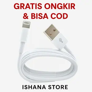 KABEL CAS TWS / KABEL CHARGER LIGHTNING PENDEK KABEL DATA LIGHTNING MINI