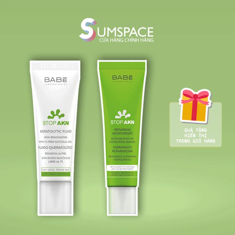 SUM SPACE CÔNG TY Kem Dưỡng BABE Stop AKN Repairing Moisturiser Dưỡng Ẩm Da Chăm Sóc Da Mụn