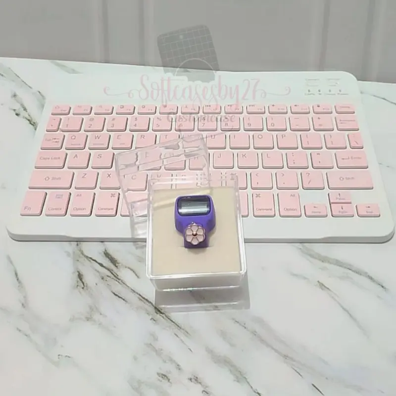 NEW! LED RING BASIC Tasbih Digital Mini Cantik / Tasbih digital mini Led tasbih digital hias tombol tasbih digital tasbih cantik premium souvenir Haji & Umroh 5