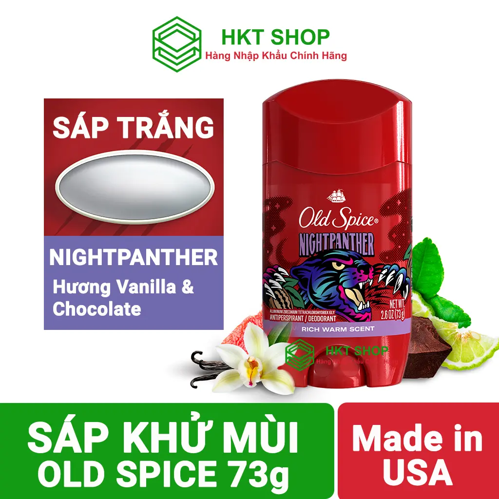 Night Panther 73g sáp Trắng