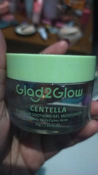 Product Review of Glad2Glow Gel Moisturizer Centella Allantoin Soothing  30g/55/100g Berjerawat Wajah Acne care Calming Cooling soothing Lactic Silver Pelembab Acid Hyaluronic Bruntusan Perawatan Hitam Berminyak Hydrating G2G Skincare beauty Mencerahkan Glycolic from L**a 💙** 1