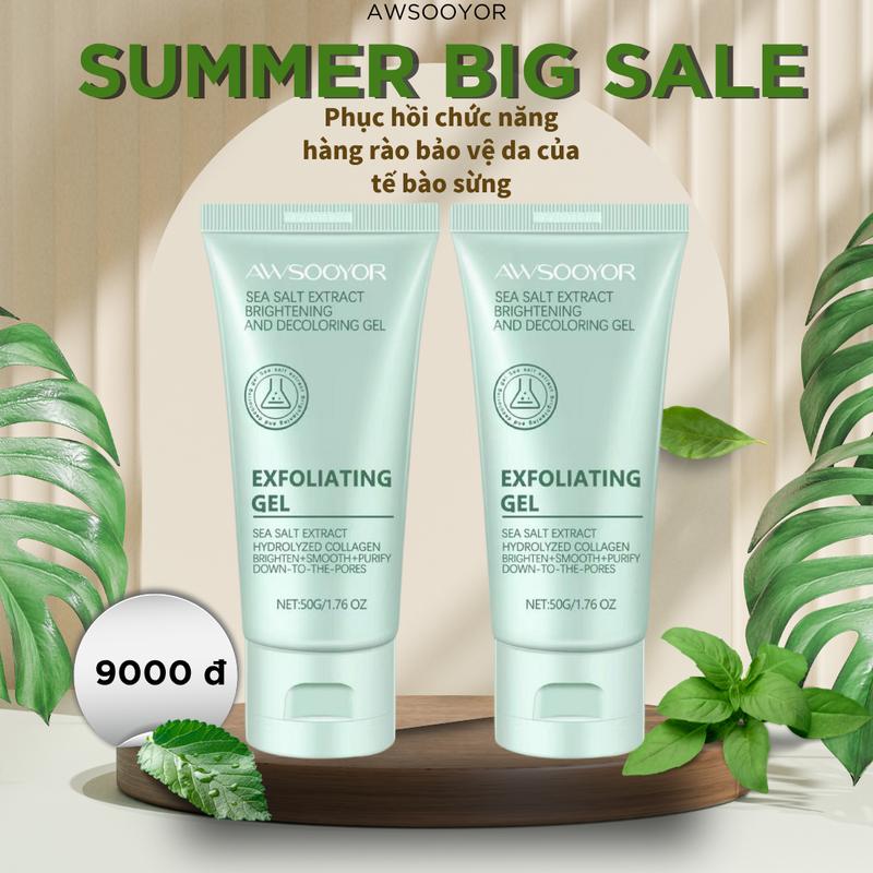【3pcs 59,000₫ Chlorella Exfoliating dành cho mặt tẩy tế bào chết Kiểm soát dầu Làm sạch sâu Tẩy tế bào chết thu nhỏ lỗ chân lông Tươi mới | Phù hợp với mọi loại da