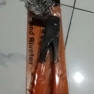 Tang Rivet Alumunium Tembakan Gun Stang Rifet Ripet Besi Baja Ringan Hollow Knalpot + Paku Rivet a