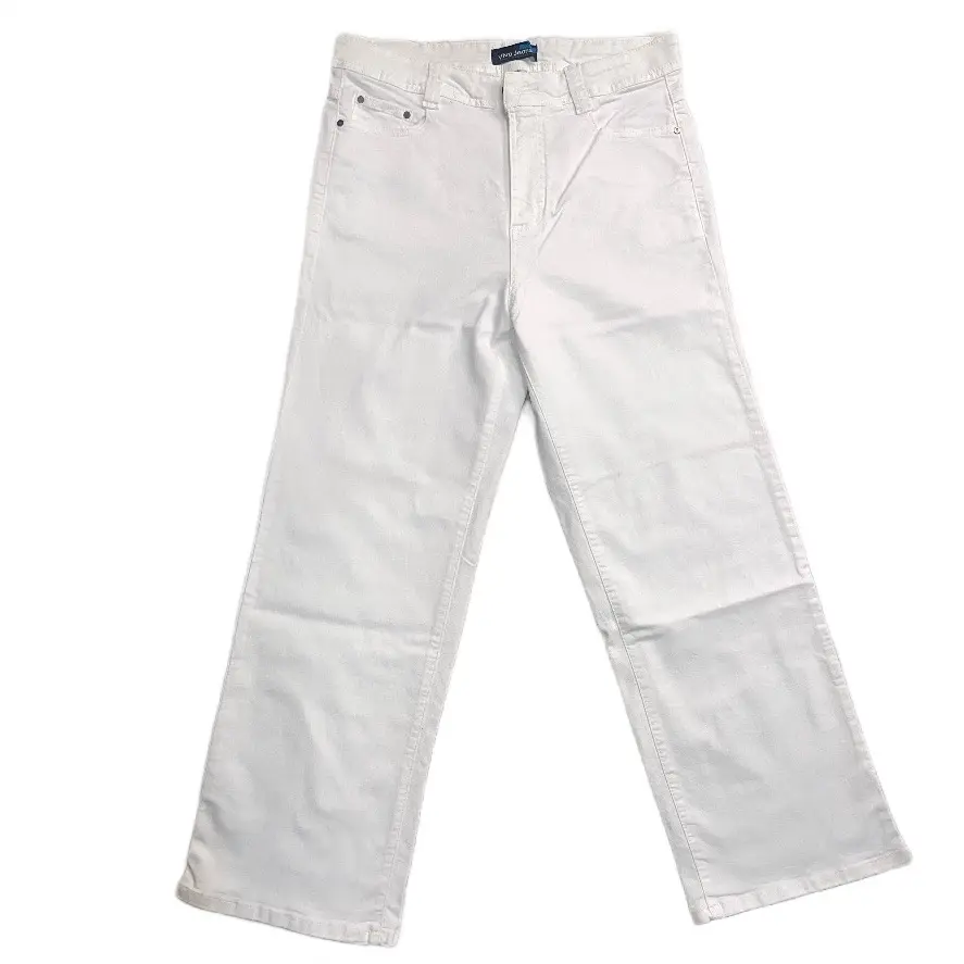 Celana Kulot Putih Wanita Bahan Denim Stretch - Jeans 68001-62001