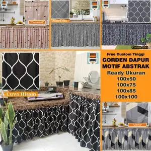 Gorden Kolong Dapur Poni Katun Premium