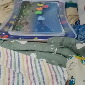 TAIYO Water Playmat Baby Tummy Time Alas Matras Bantalan Air Bayi Anak Portable Lingkaran Persegi Panjang