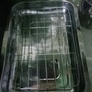 cooling rak dan nampan stenlis/rak peniris minyak/nampan stenlis Besi Kitchenware