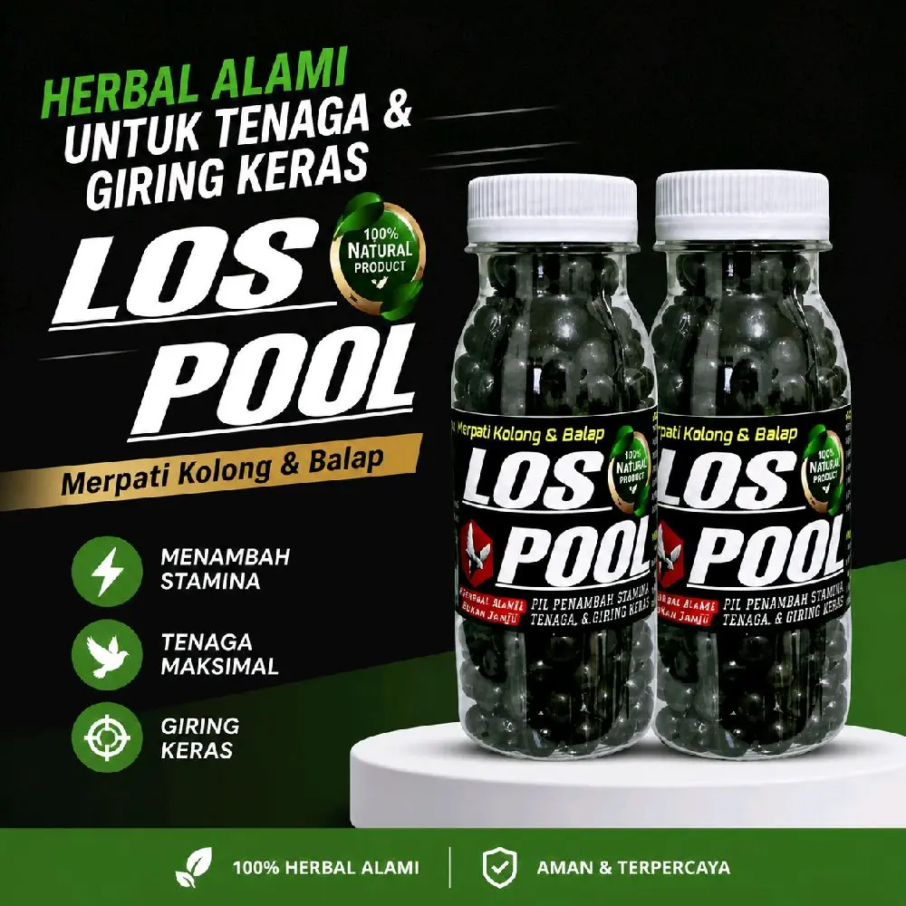LOSPOOL Jamu Merpati Cepat Giring Keket isi 50-300 PIL extra ginseng teki sarang walet kelenceng tetawan hercullest elite99