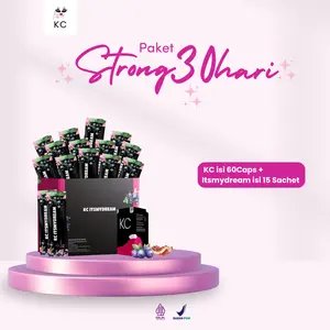 [ETA INI GA DPT TEH] PAKET STRONG 30HARI | PAKET MINUMAN KC ITSMYDREAM isi 15SACHET+KC 60