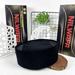 TERMURAH!!! Peci Songkok Hitam AC Murah Anak dan Dewasa Grosir Ecer Kopiah Hitam Polos AC Tinggi 9 cm Muslim