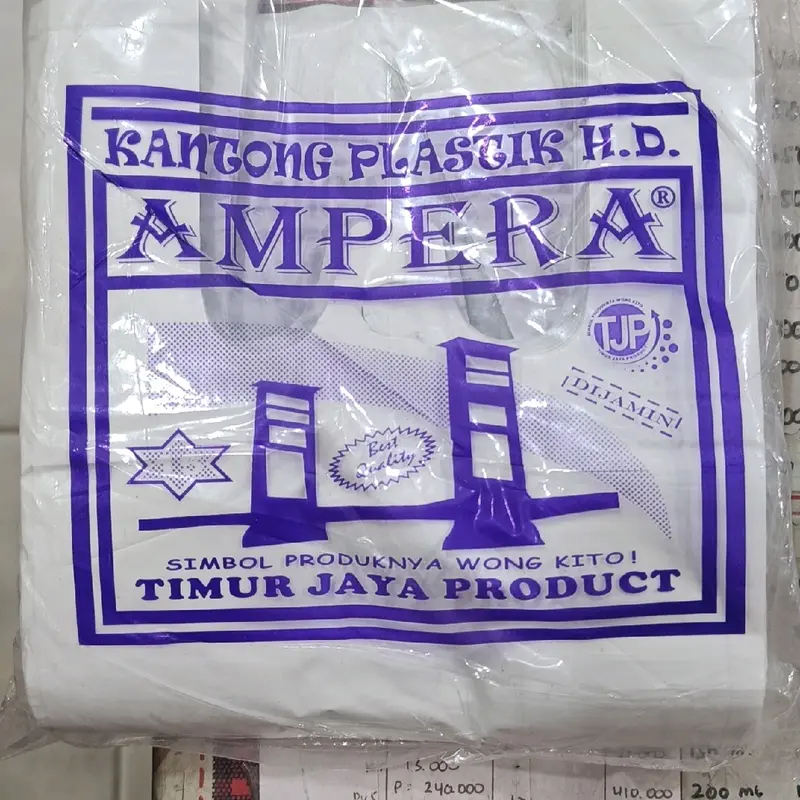 Kantong plastik putih susu Ampera 7