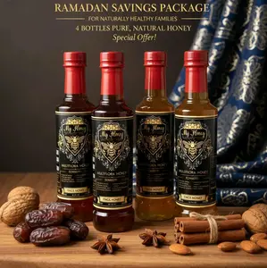 Promo 4 botol madu asli madu alami dari My Honey special promo launching ramadhan extra