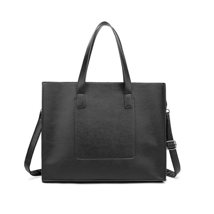 Leather Concept VOSCA HITAM Tote bag Tas Selempang Kulit Tas Kulit Pria Tas Kerja Pria VOSCA BLACK hitam kantong totebag