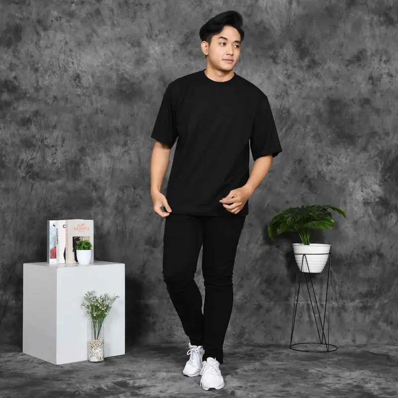 PAKET HEMAT 3 PCS 100 RIBU KAOS Polos  Distro  LENGAN PENDEK UNISEX COTTON COMBED 30S 1