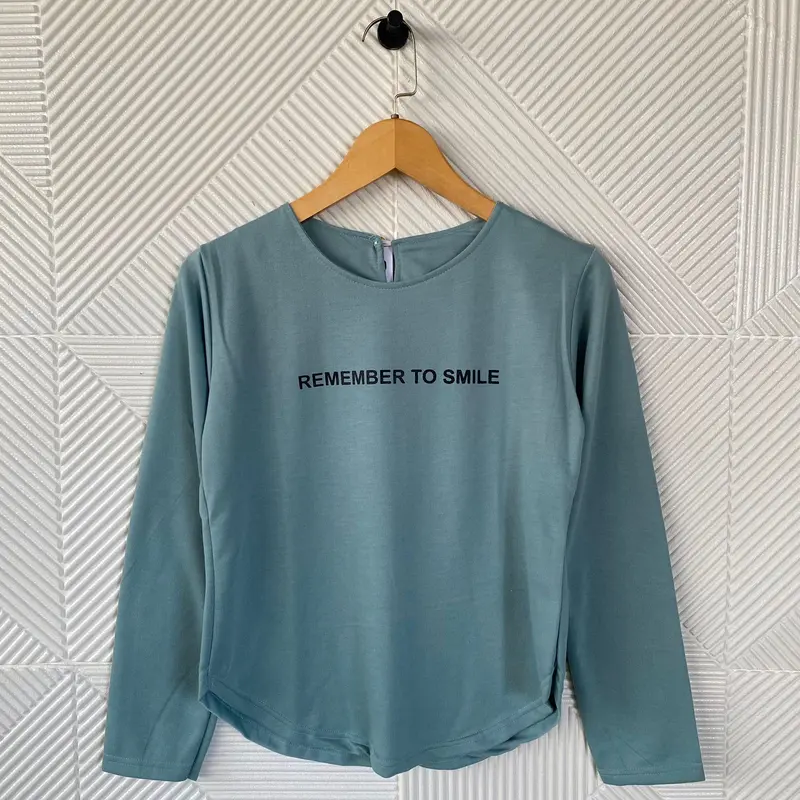 Atasan oblong wanita lengan panjang/kaos oval tangan panjang wanita/t-shirt/kaos wanita terbaru kekinian/kaos sablon wanita/atasan murah/ pakaian wanita/blus/shabhira16 4