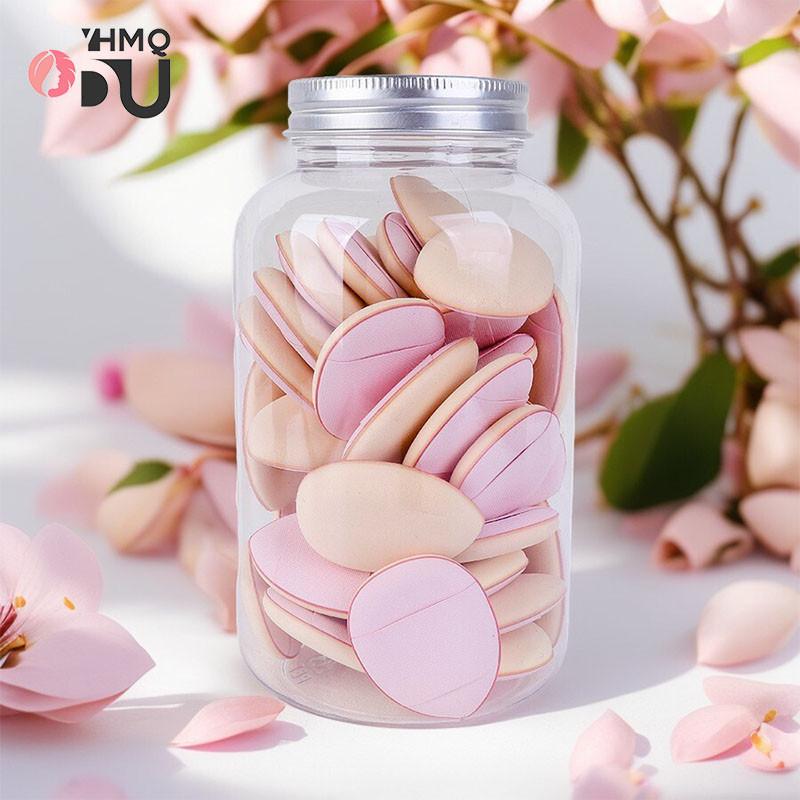 Mút Mỹ Phẩm Ngón Tay 40 Cái Chai Đệm Khí Mini Mút Trang Điểm Kem Che Khuyết Điểm Và Phấn Đánh Mút Mềm Dụng Cụ Làm Đẹp