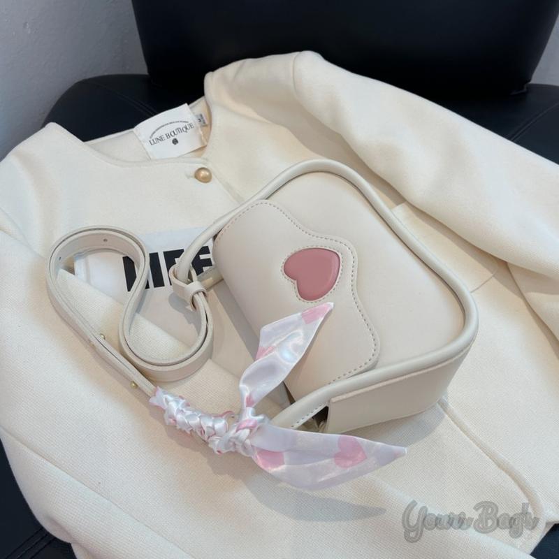 Product Introduction of Tas Selempang Kulit wanita Kunci Hati - Slingbag Cewek Korea - Shoulder bag Wanita Modis 2024 - Tas Vintage Kulit PU 4