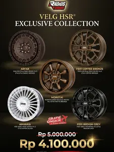promo velg hsr r15 untuk mobil jazz yaris brio mobilio calya agya sigra vios city xenia avanza