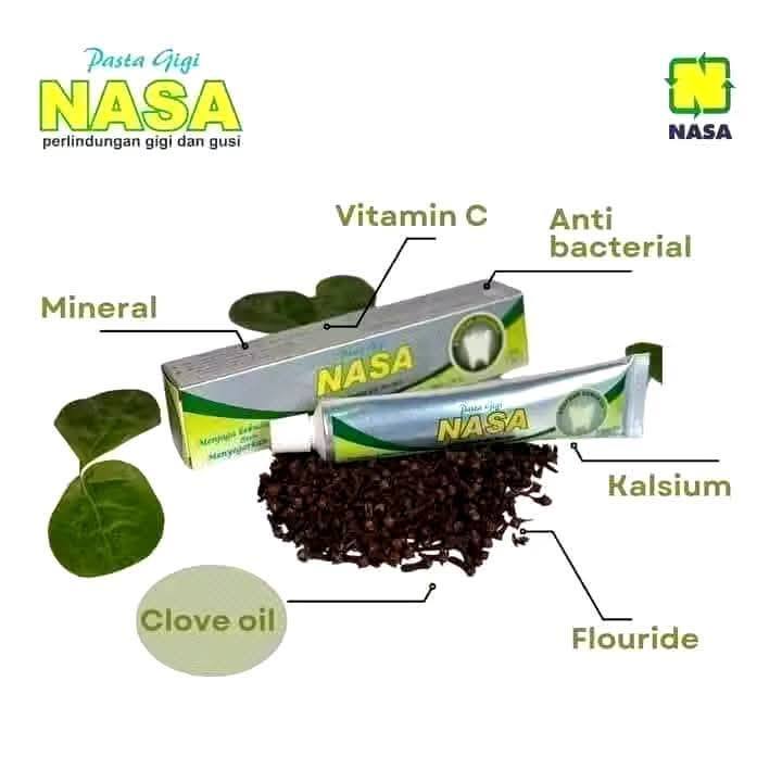 paket hemat pasta gigi nasa isi 8 pcs/pgn nasa /odol nasa/original- 8 pcs