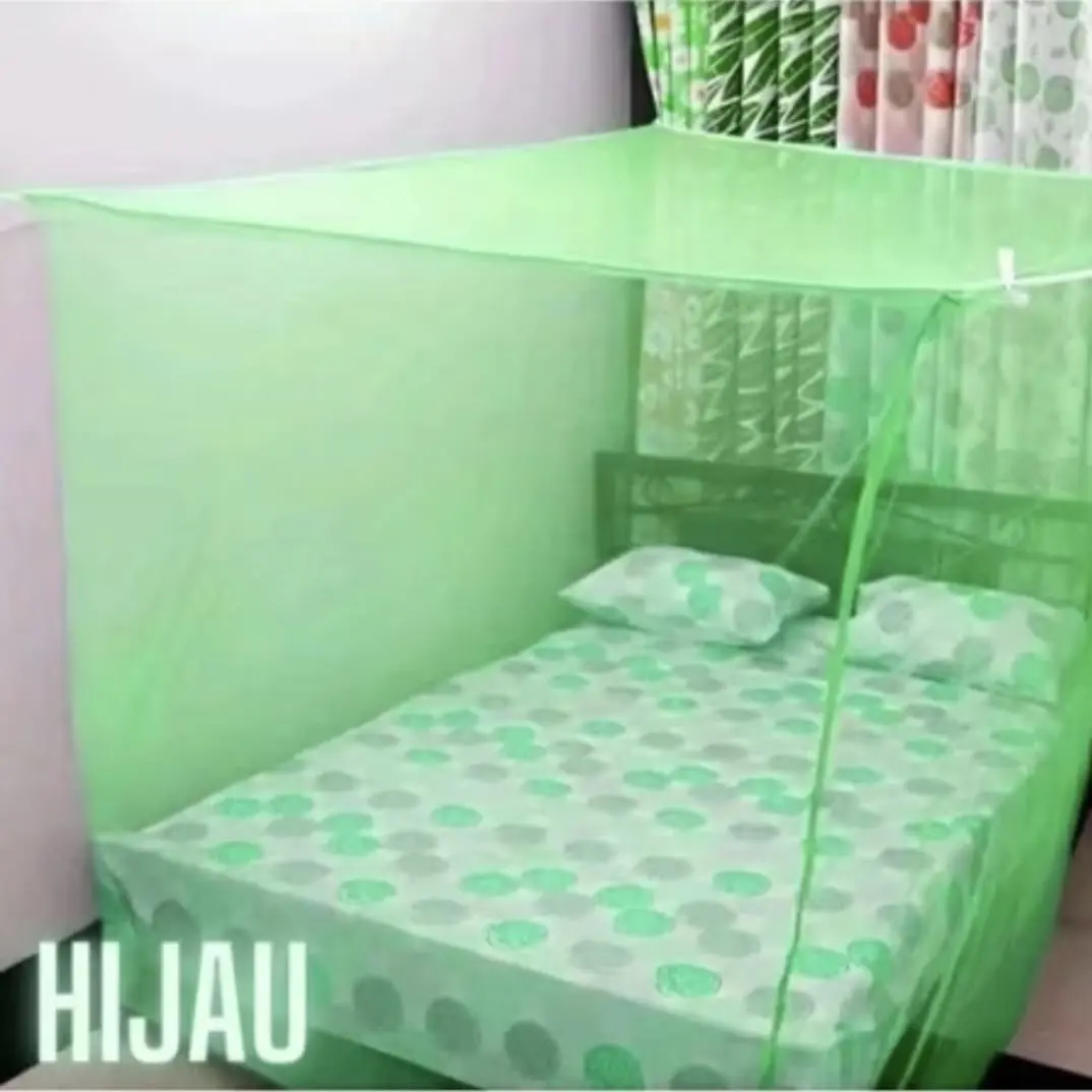 Kelambu Anti Nyamuk Ukuran Jumbo 200 x 200 Model Kotak Bahan Terbaik