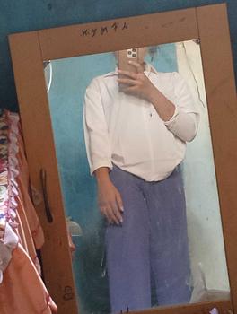 Product Review of SIVALI Minji Shirt | Basic Loose Office Shirt - Kemeja Wanita Kantor Atasan Baju Anti Kusut Panjang Tebal Polyester Silk Formal Oversize Formal Oversize Kerja Hitam Casual from A**g 1