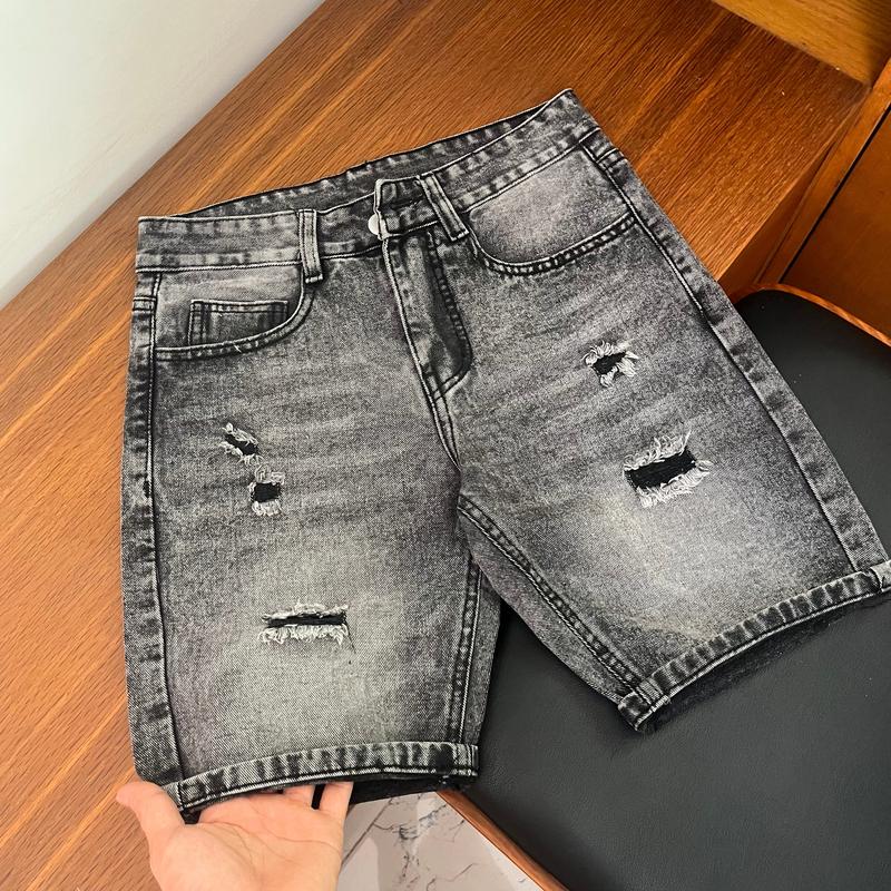 QUẦN SHORT ĐÙI JEAN NAM CHẤT LIỆU BÒ FROM LỬNG NGANG GỐI QUẦN JEAN NAM MÃ QS6A338