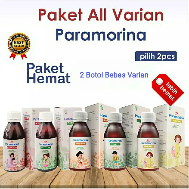 Paramorina Madu Anak Paket Hemat 2 Botol - Bebas Pilih Varian Original 0