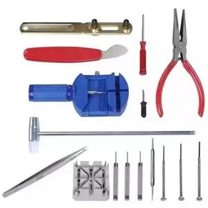 Alat Service Jam Tangan 1 set . Alat service 16 macam